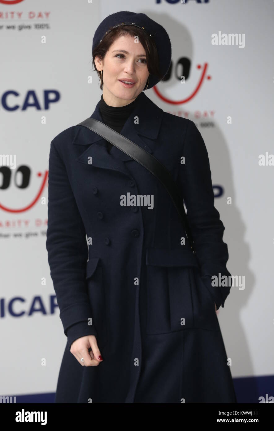 Die ICAP-Charity Tag gehalten am 2 Broadgate - Ankunft mit: Gemma Arterton Wo: London, Großbritannien Wann: 05 Dec 2017 Credit: WENN.com Stockfoto