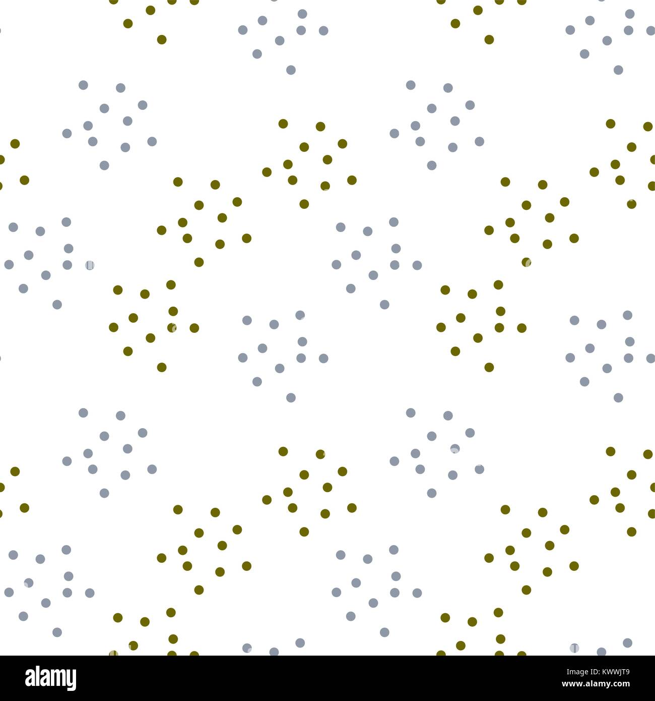 Einfache spray Dots nahtlose Vektor Muster. Stock Vektor