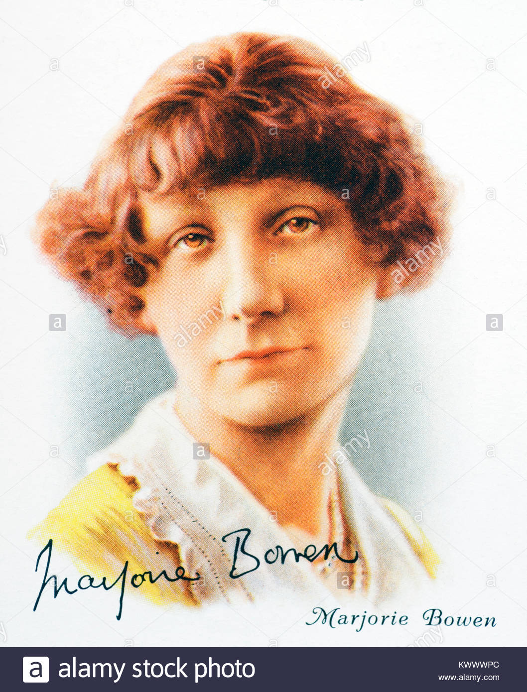 Marjorie Bowen, Englisch Thema 1885 - 1952 Stockfoto
