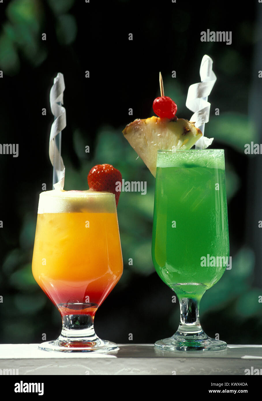 Cocktails, Jamaika Stockfoto