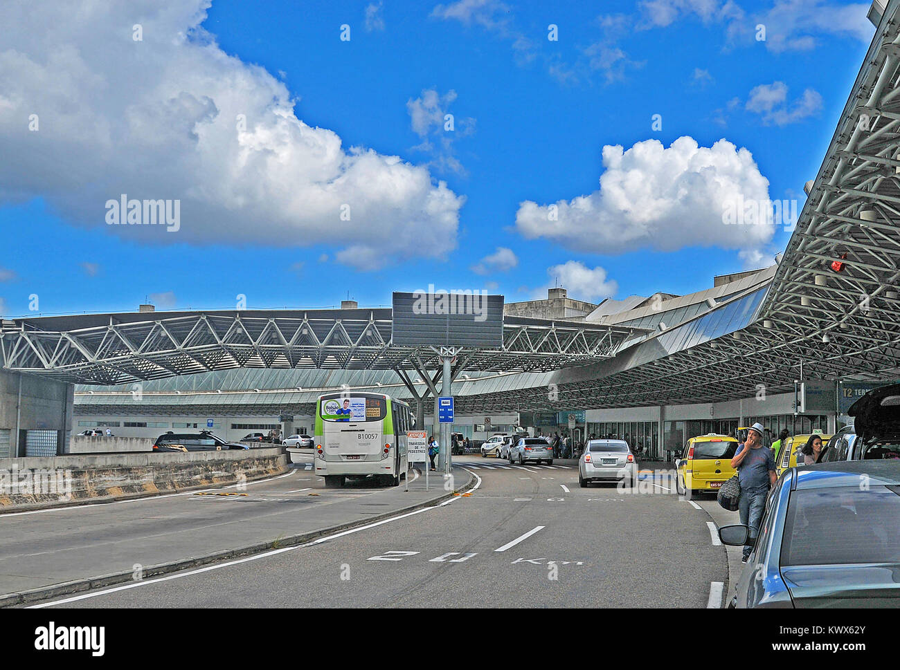 Der internationale Flughafen Galeao, Rio de Janeiro, Brasilien Stockfoto