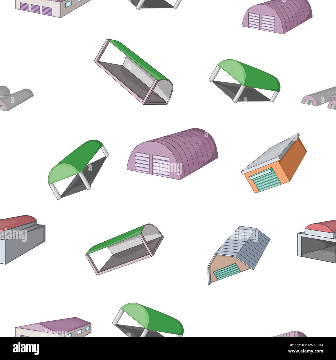 Storage Muster, Cartoon Stil Stock Vektor