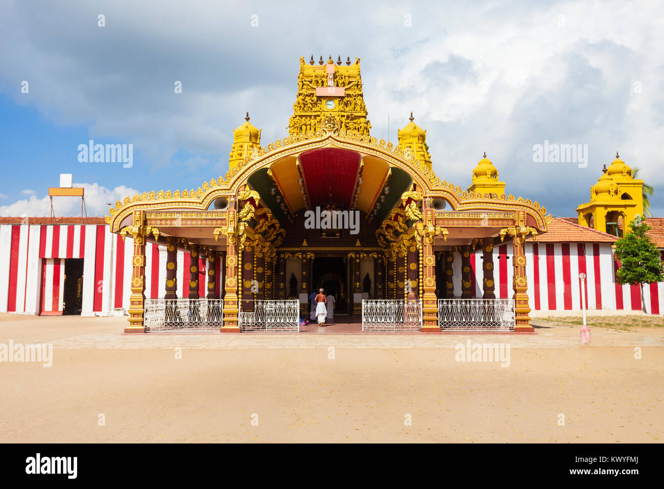 Nallur Kandaswamy Kovil ist einer der bedeutendsten hinduistischen Tempeln im Bezirk der Nördlichen Provinz Jaffna, Sri Lanka. Stockfoto