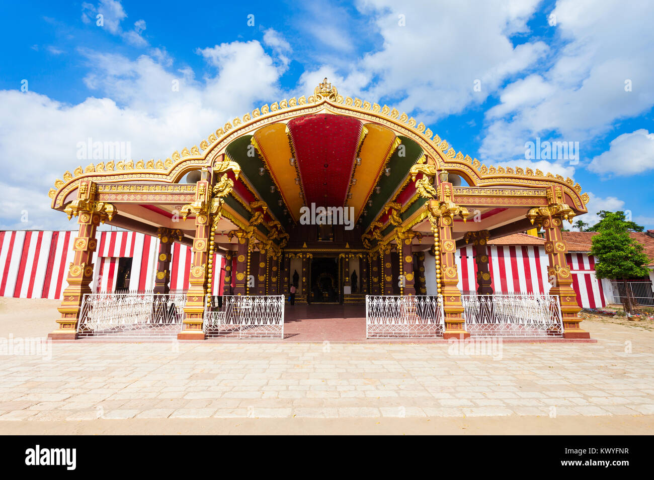 Nallur Kandaswamy Kovil ist einer der bedeutendsten hinduistischen Tempeln im Bezirk der Nördlichen Provinz Jaffna, Sri Lanka. Stockfoto