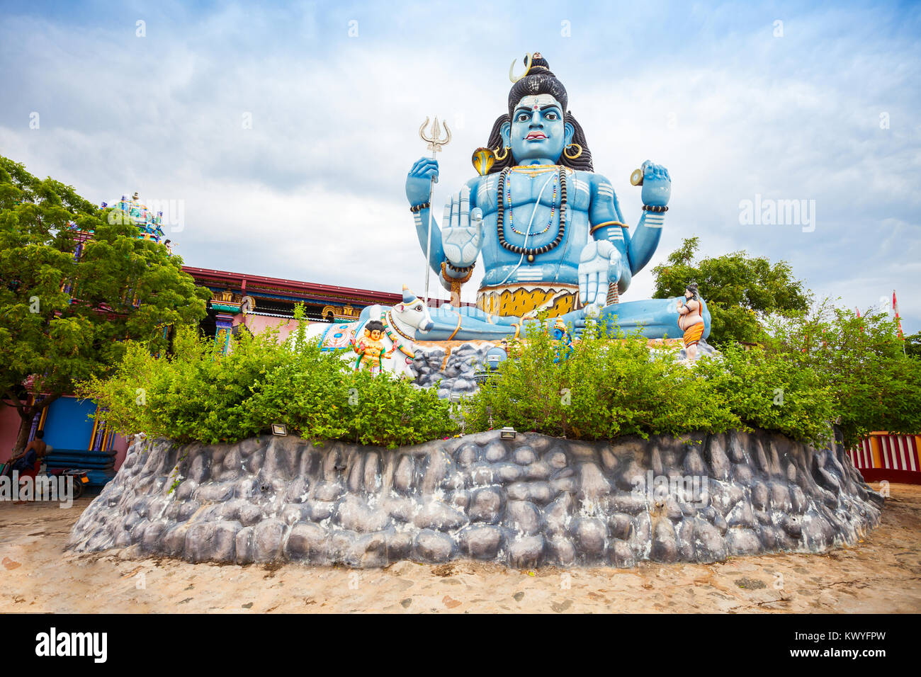Koneswaram Tempel auch bekannt als Dakshinakailasha ist eine klassische mittelalterlichen Hindu Tempel zu Lord Shiva in Trincomalee, Sri Lanka eingeweiht Stockfoto