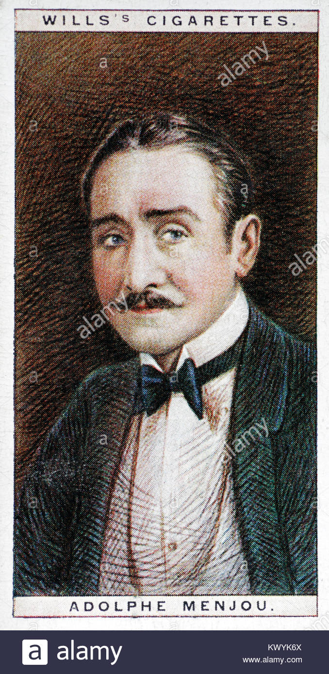 Adolphe Menjou war ein US-amerikanischer Schauspieler von der Stummfilmzeit 1890 - 1963 Stockfoto