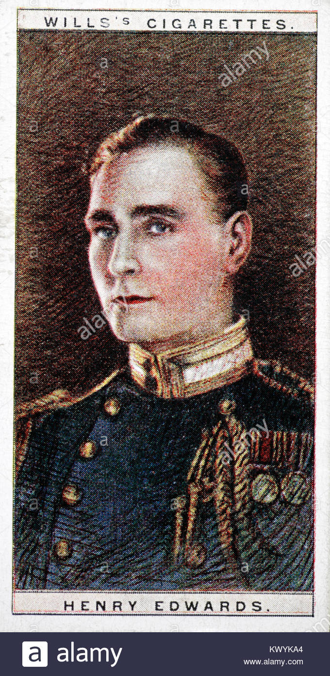Henry Edwards war ein englischer Schauspieler von der Stummfilmzeit 1882 - 1952 Stockfoto