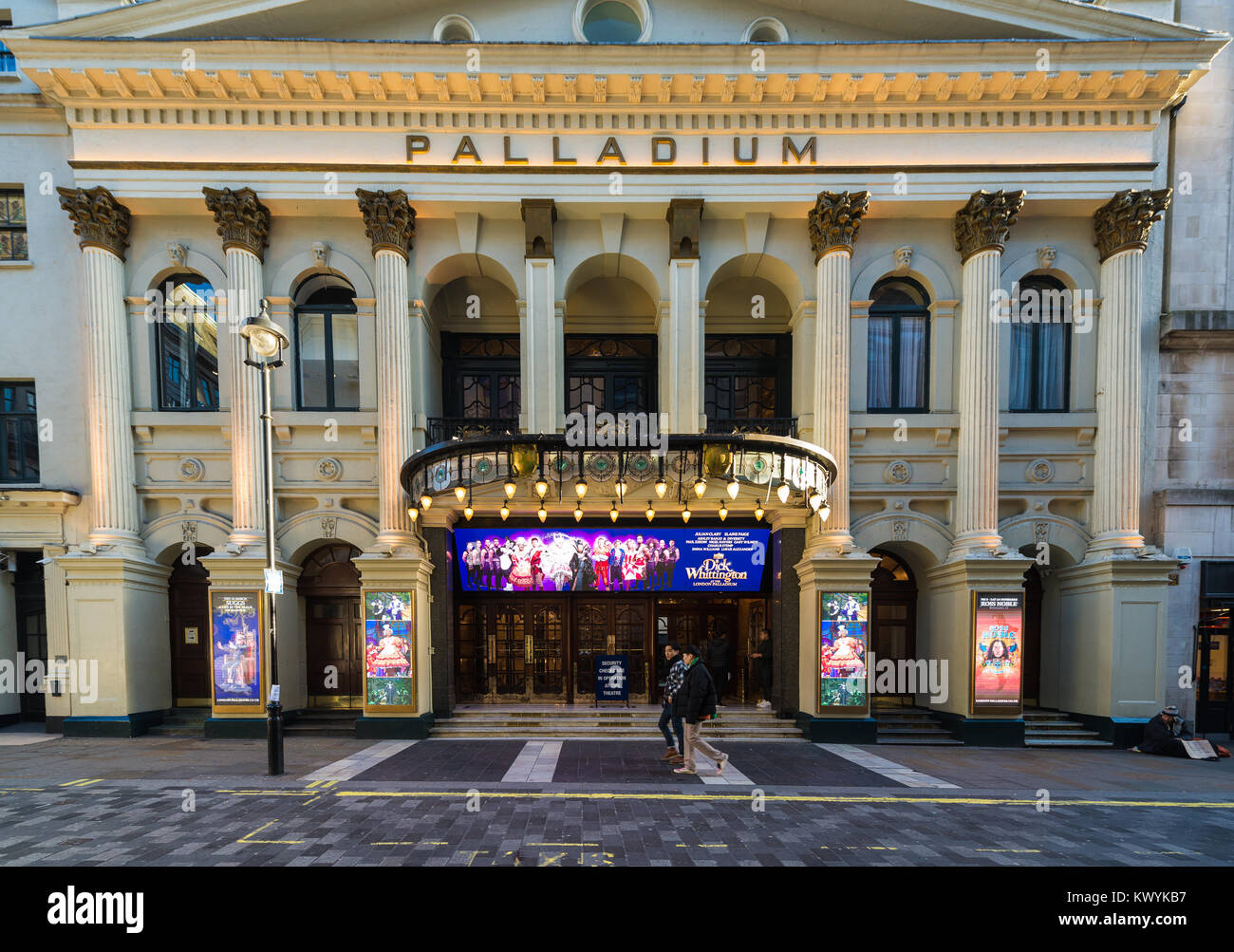 Das London Palladium Theater, Argyll Street, Soho, London, England, UK. Stockfoto
