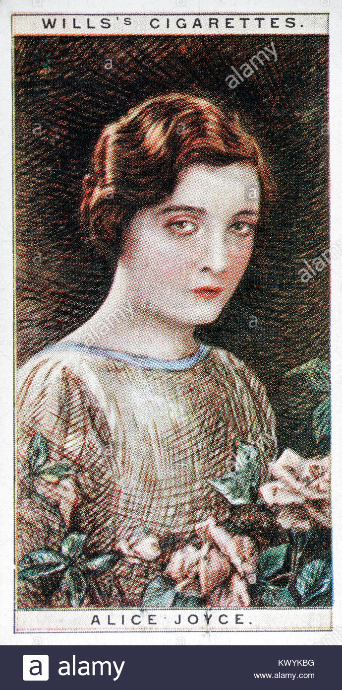Alice Joyce war eine US-amerikanische Schauspielerin aus der Stummfilmzeit 1890 - 1955 Stockfoto