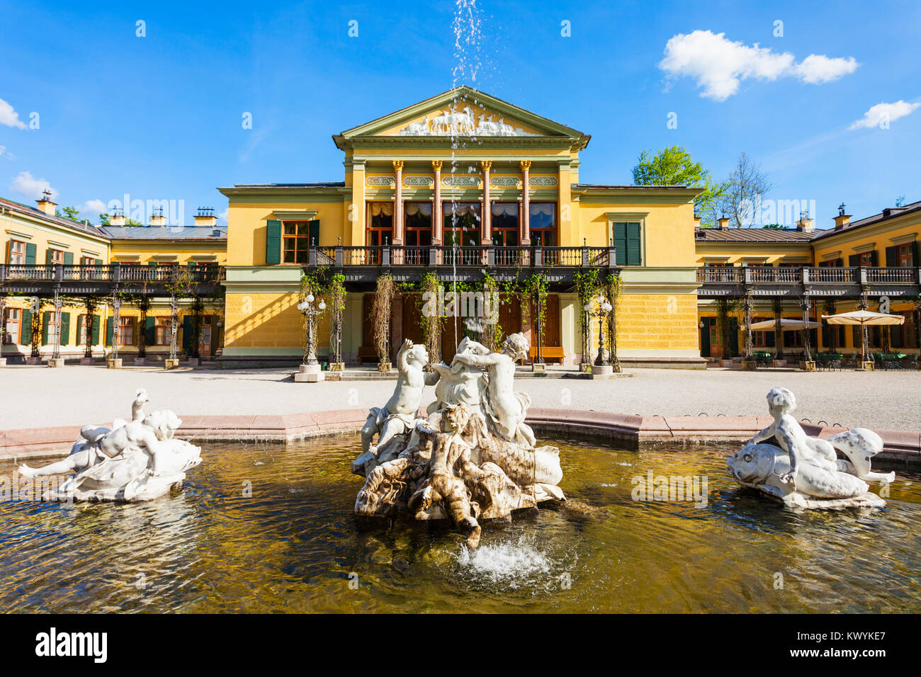Kaiservilla in Bad Ischl, Österreich. Kaiservilla war die