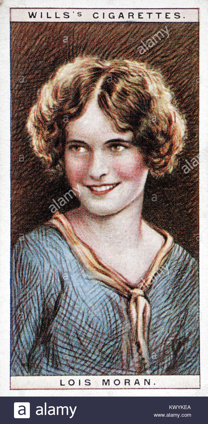 Lois Moran war eine US-amerikanische Schauspielerin aus der Stummfilmzeit 1909 - 1990 Stockfoto