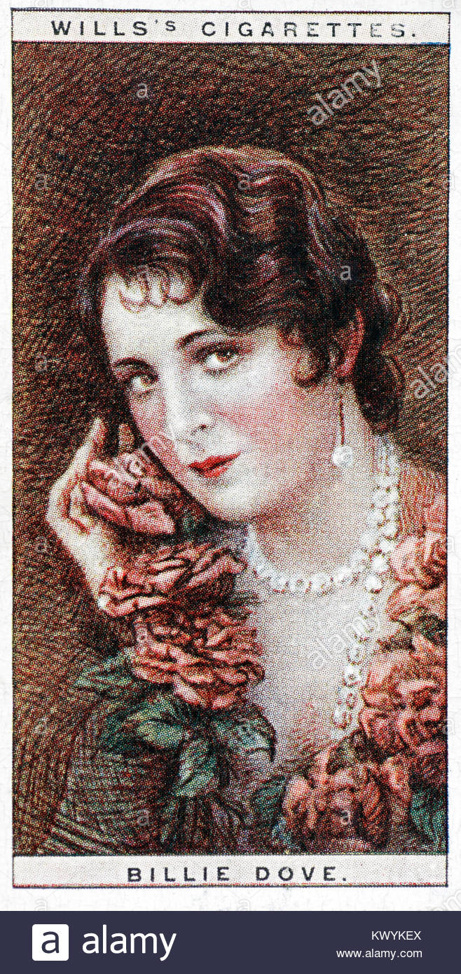 Billie Dove ist eine US-amerikanische Schauspielerin aus der Stummfilmzeit 1903 - 1997 Stockfoto