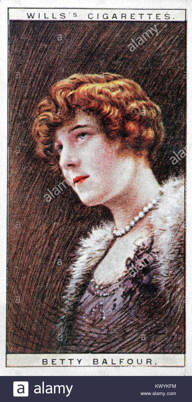 Betty Balfour war eine englische Schauspielerin aus der Stummfilmzeit 1903 - 1977 Stockfoto