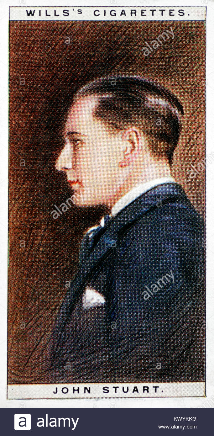 John Stuart war ein schottischer Schauspieler von der Stummfilmzeit 1898 - 1979 Stockfoto
