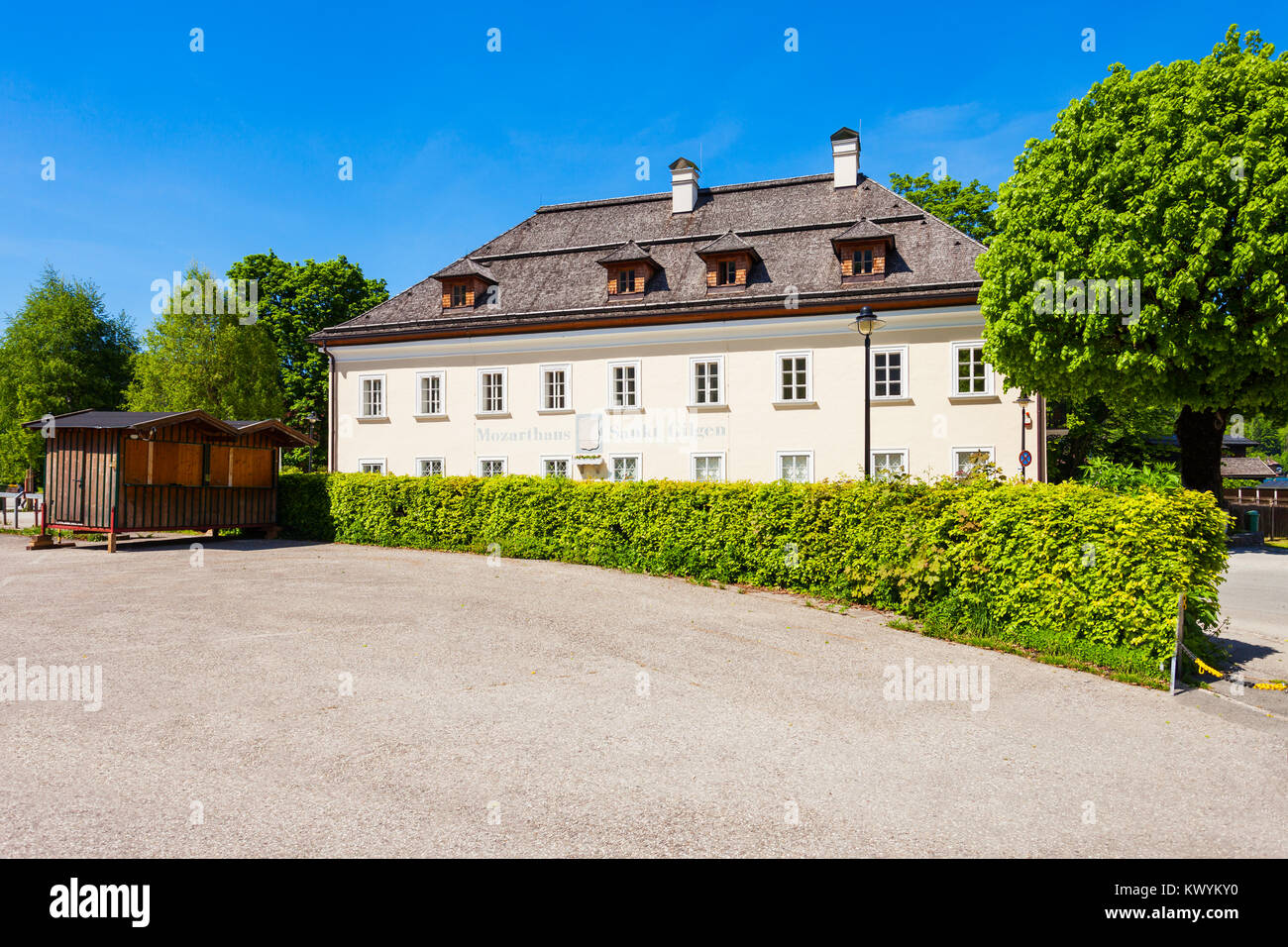Das Mozarthaus St. Gilgen ist zu seiner Mutter (Anna Maria Walburga Mozart) und die ältere