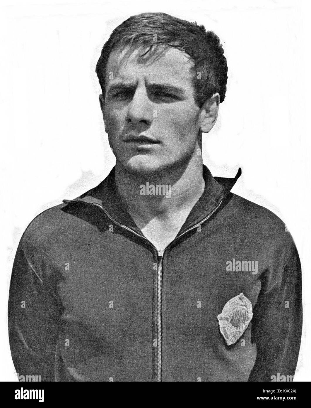 Milan Nenadić war ein serbischer griechisch-römischer Ringer, der Jugoslawien international vertrat und Anerkennung für seine Leistungen in der Ringen- und Sportgeschichte erlangte. Stockfoto
