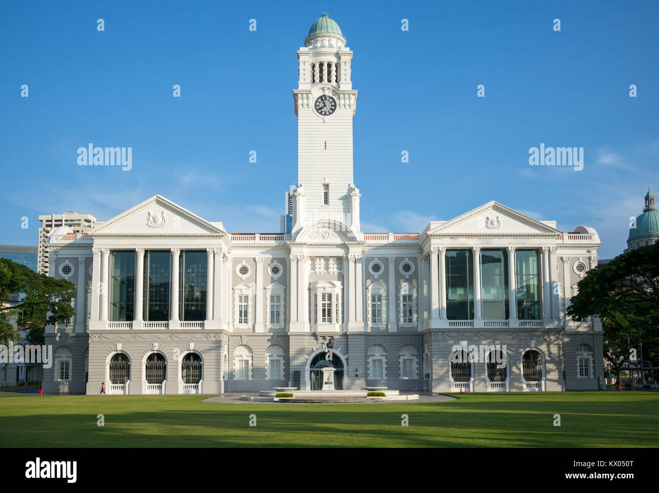Victoria Theater und Konzerthalle in Singapur Stockfoto