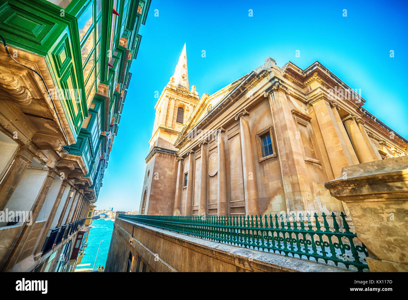 Valletta, Malta: St. Paul's Pro-Cathedral Stockfoto