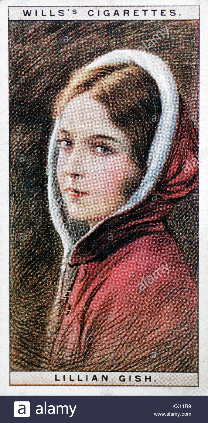 Lillian Gish, amerikanische Schauspielerin aus der Stummfilmzeit der 1910ff., 1893 - 1993 Stockfoto
