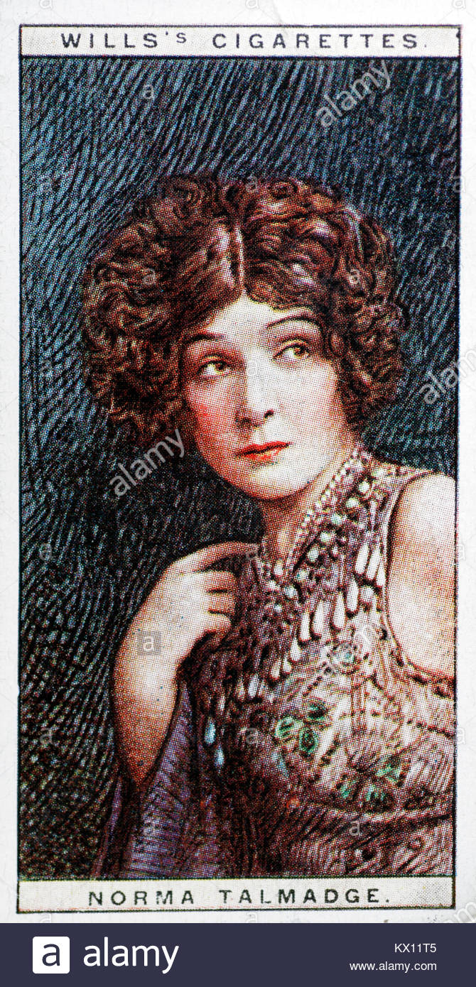 Norma Talmadge, eine US-amerikanische Schauspielerin vom Stummfilm, 1894 - 1957 Stockfoto