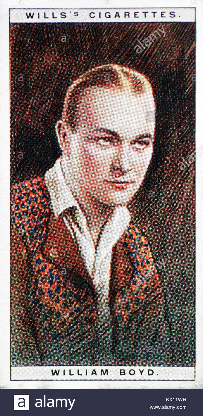 William Boyd Schauspieler des frühen 20. Jahrhunderts, die aus der Stummfilmzeit 1889 - 1935 Stockfoto