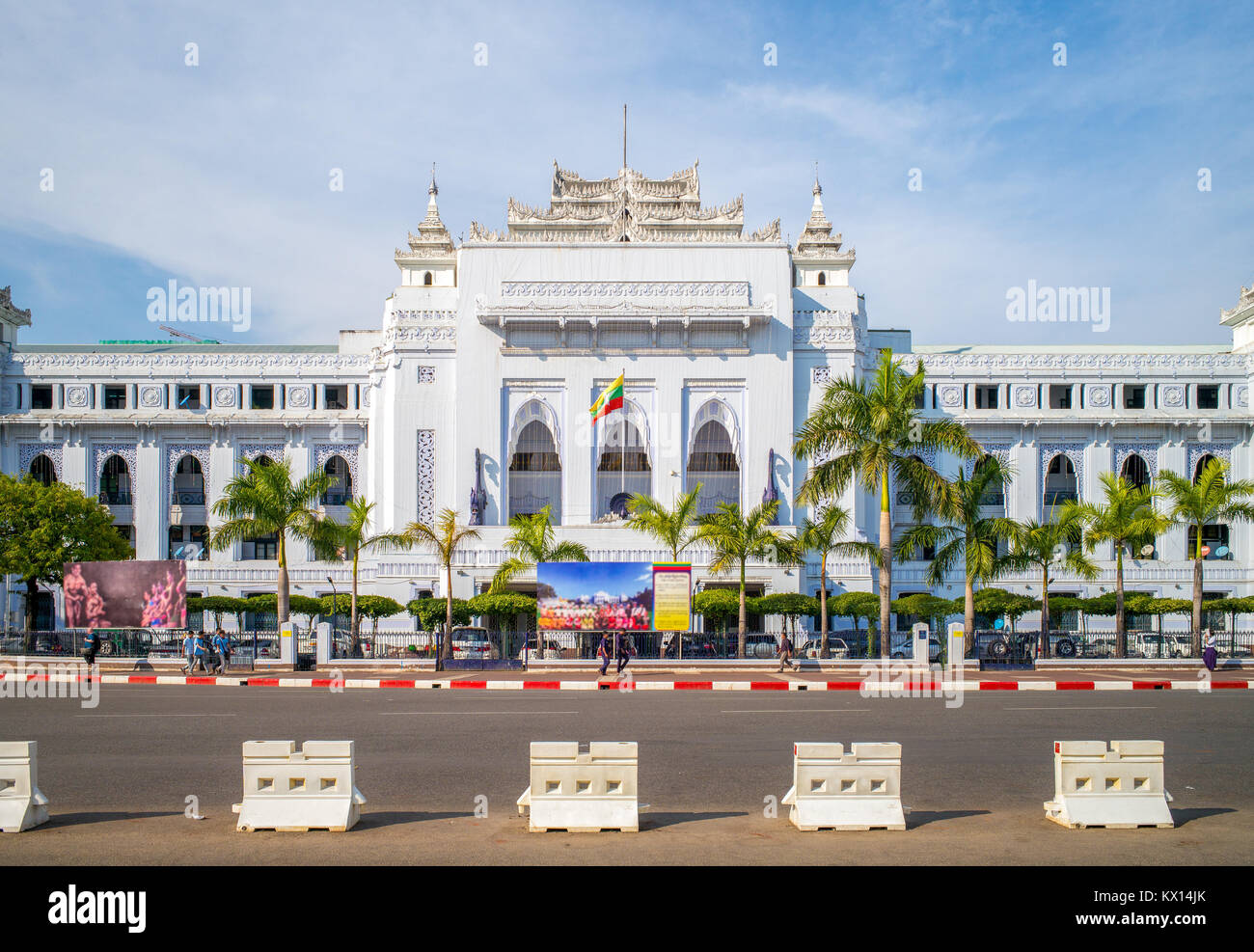Yangon City Hall in Yangon, Myanmar Stockfoto