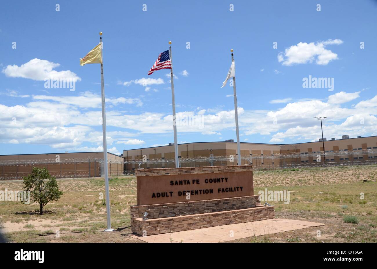 Santa Fe County Nach Justizvollzugsanstalt New Mexiko USA Stockfoto