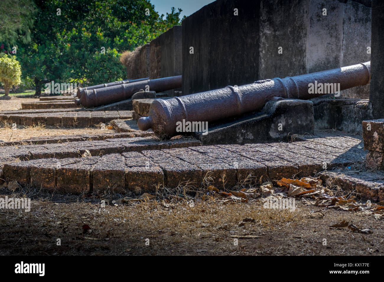 Fort St. Angelo, Kerala, Kannur Stockfoto