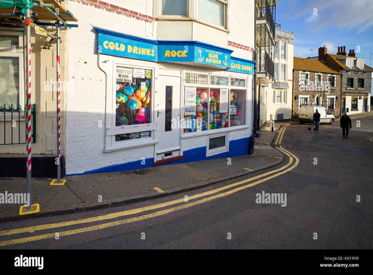 Blue Anchor Geschenk Shop in Cranbrook, Kent Stockfoto
