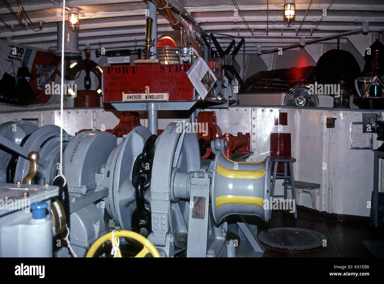 Feuerschiff Huron National Historical Museum Stockfoto