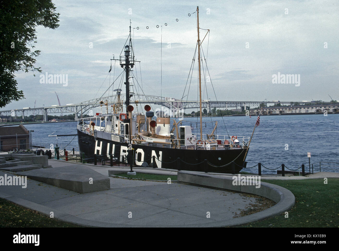 Feuerschiff Huron National Historical Museum Stockfoto