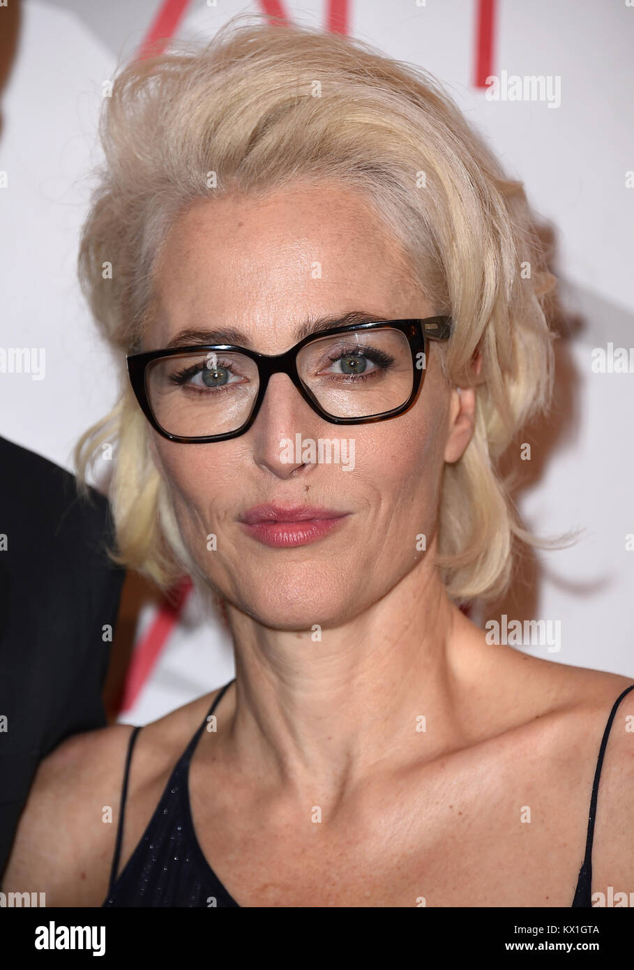 Los Angeles, USA. 05 Jan, 2018. Gillian Anderson kommt an der 2018 AFI Awards an den vier Jahreszeiten am Freitag, Januar 5, 2018 in Los Angeles. Credit: Gtres Información más Comuniación auf Linie, S.L./Alamy leben Nachrichten Stockfoto