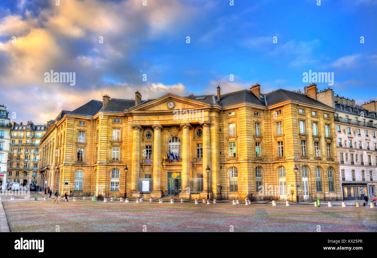 Rathaus des 5. Arrondissement von Paris, Frankreich Stockfoto