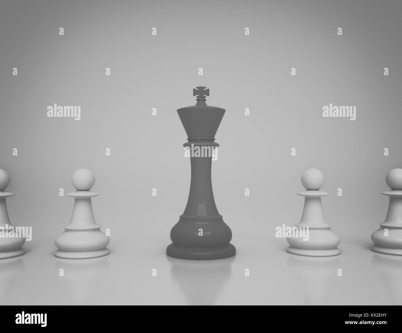 Chess King Business konzeptionellen Hintergrund Bild Stockfoto