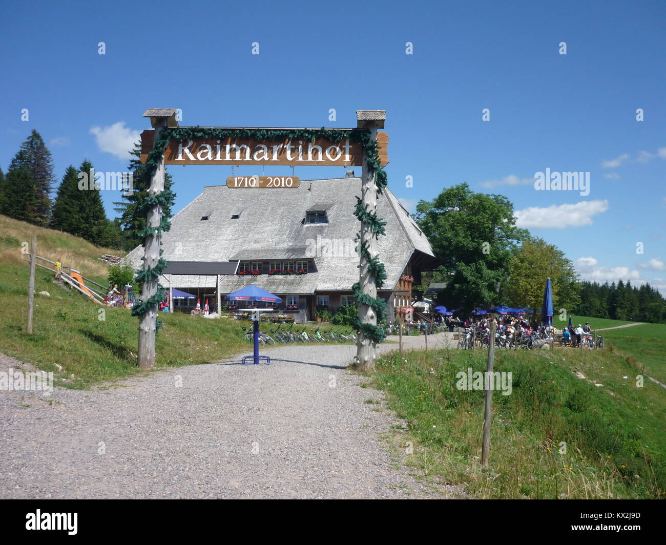 Feldberg, Deutschland - 11. August 2013: Reimartihof im Sommer Stockfoto