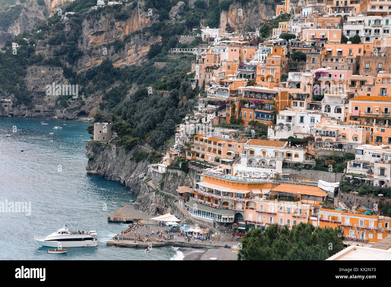 Amalfiküste in Italien Stockfoto