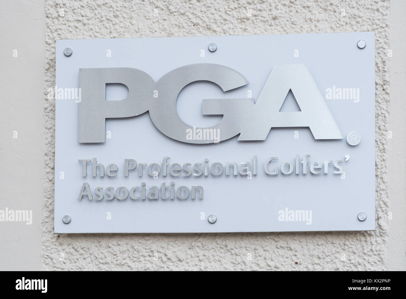 Die PGA-Professional Golfers' Association Headquarters in Gleneagles, Schottland, Großbritannien Stockfoto
