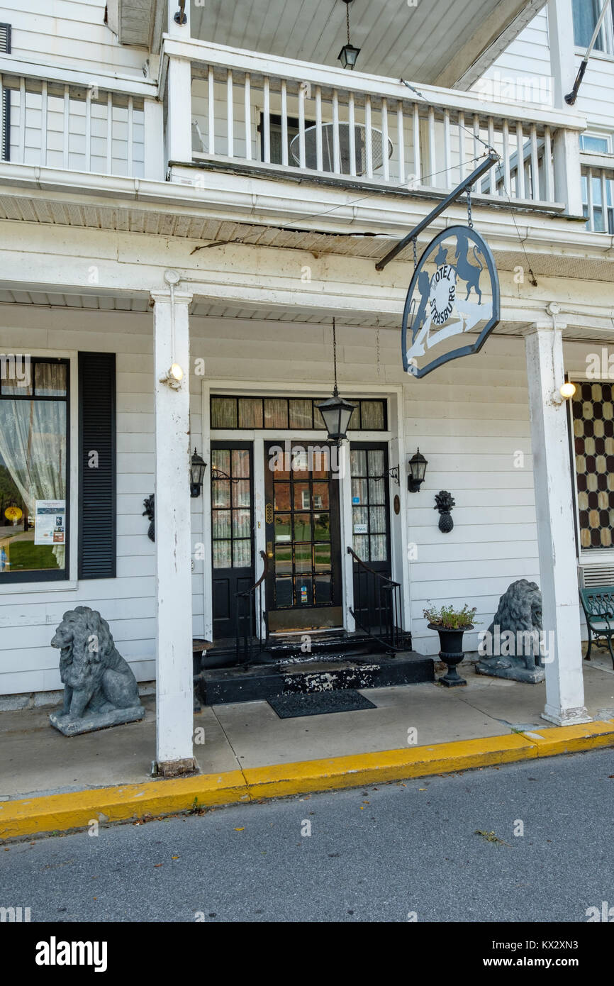 Strasburg Hotel, 213 South Holliday Street, Strasburg, Virginia Stockfoto