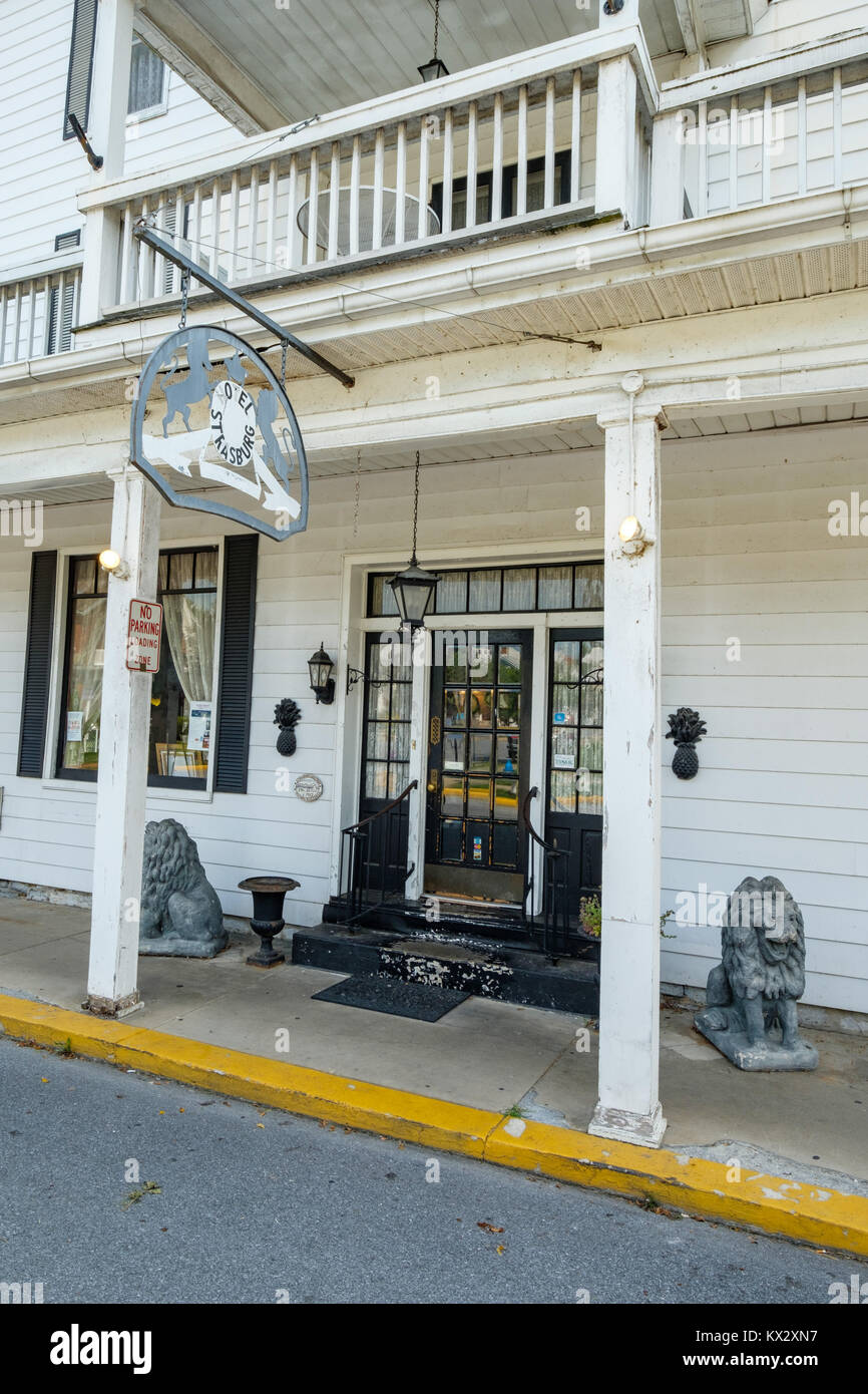 Strasburg Hotel, 213 South Holliday Street, Strasburg, Virginia Stockfoto