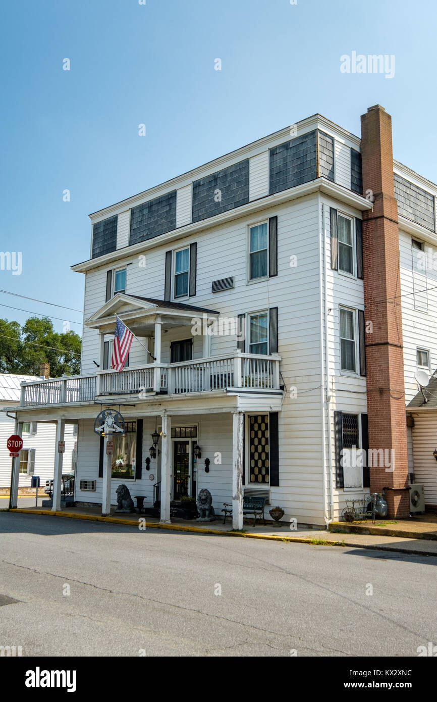 Strasburg Hotel, 213 South Holliday Street, Strasburg, Virginia Stockfoto