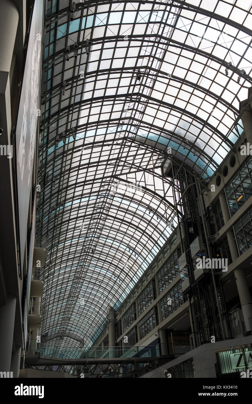 Glas überdachte Gebäude, Toronto Stockfoto
