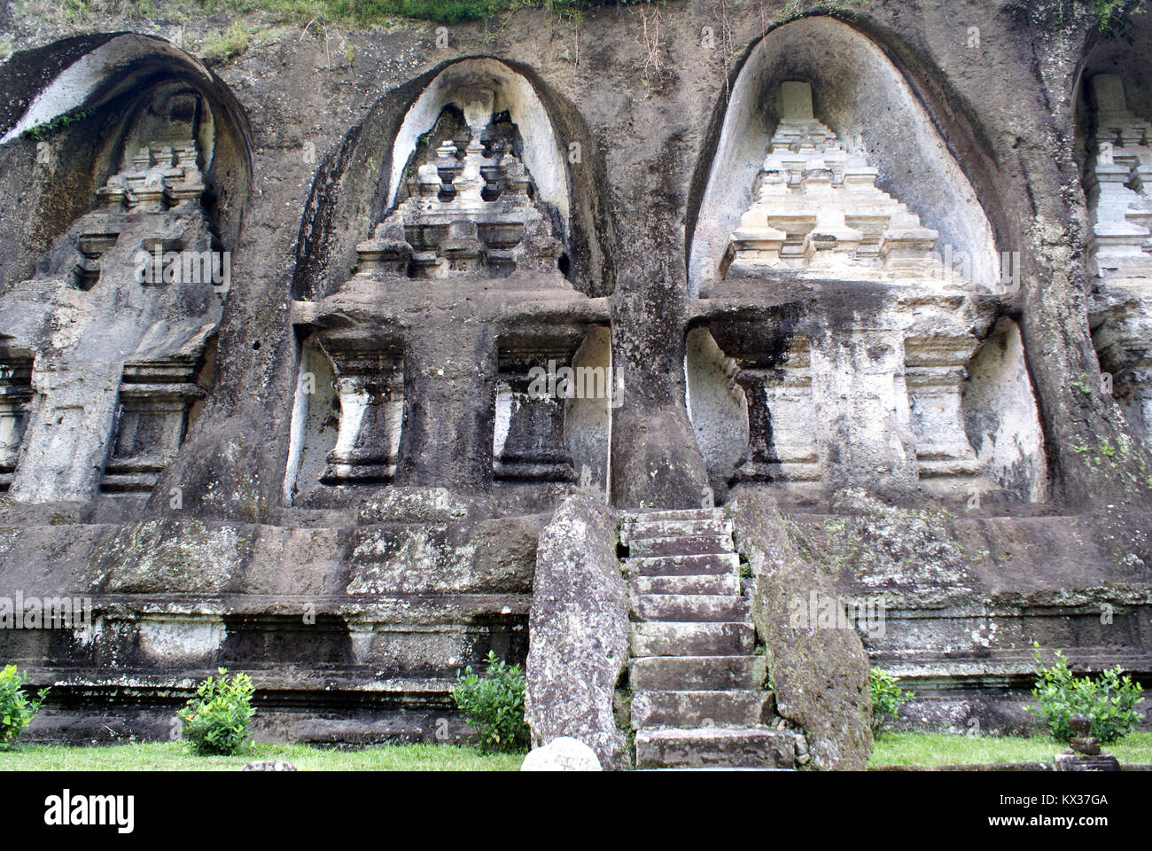 Tempel Gunung Kawi in der Nähe von Ubud, Bali, Indonesien Stockfoto