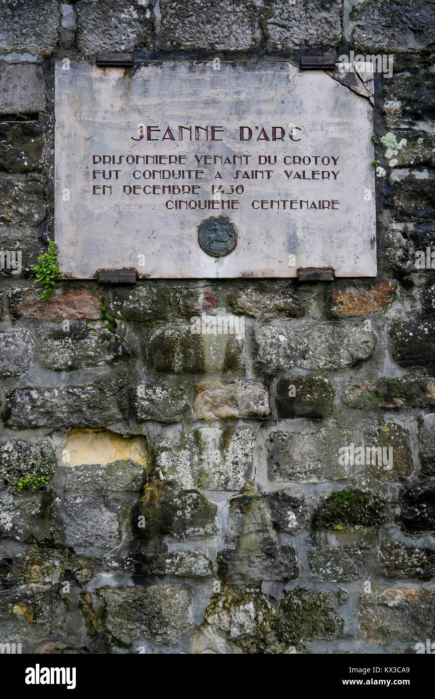 Hommage an Jeanne d'Arc, SaintValerysurSomme, SeineMaritime