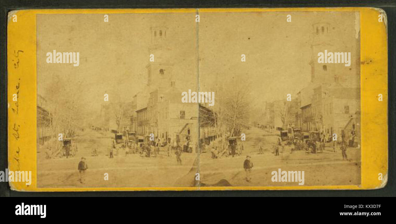 Duke Street Lanc. Stadt von Gill, W. L. (William L.), 1827-1893 Stockfoto