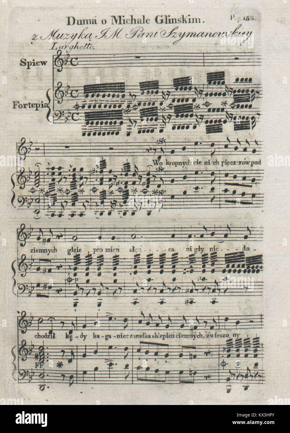 Eine Seite mit historischen Notenblättern mit Liedern, die Musikstile und -Praktiken früherer Zeiten widerspiegeln und die Erhaltung des musikalischen Erbes veranschaulichen. Stockfoto