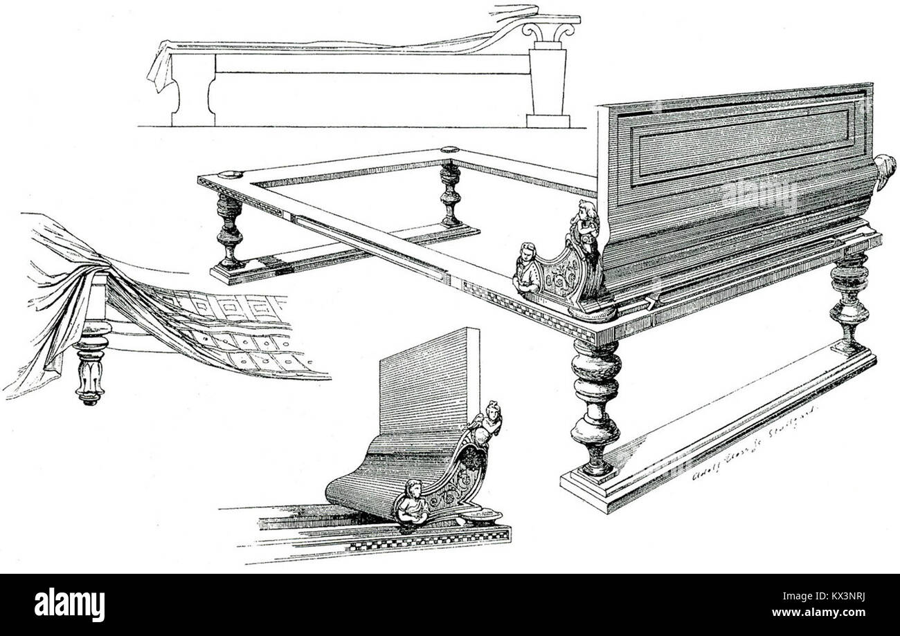 Jacob von Falkes Kunstwerk aus dem Jahr 1887 veranschaulicht den europäischen künstlerischen Stil, die Techniken und den kulturellen Ausdruck des 19. Jahrhunderts. Stockfoto