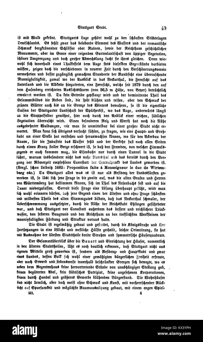 Eine historische Aufzeichnung aus dem Königreich Württemberg, die Verwaltungssysteme, politische Regierungsführung und die Kulturlandschaft der Region im 19. Jahrhundert dokumentiert. Stockfoto