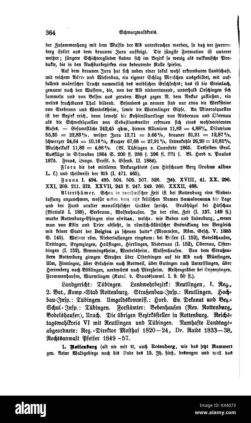 Das Königreich Württemberg mit seiner Hauptstadt Stuttgart war im 19. Jahrhundert ein wichtiges Kultur- und Wirtschaftszentrum. Sie war besonders für ihre Beiträge zu Bildung, Innovation und Kunst mit Einrichtungen wie der Universität Tübingen bekannt. Das Königreich spielte eine Rolle bei der Gestaltung des kulturellen und geistigen Lebens in Deutschland. Stockfoto