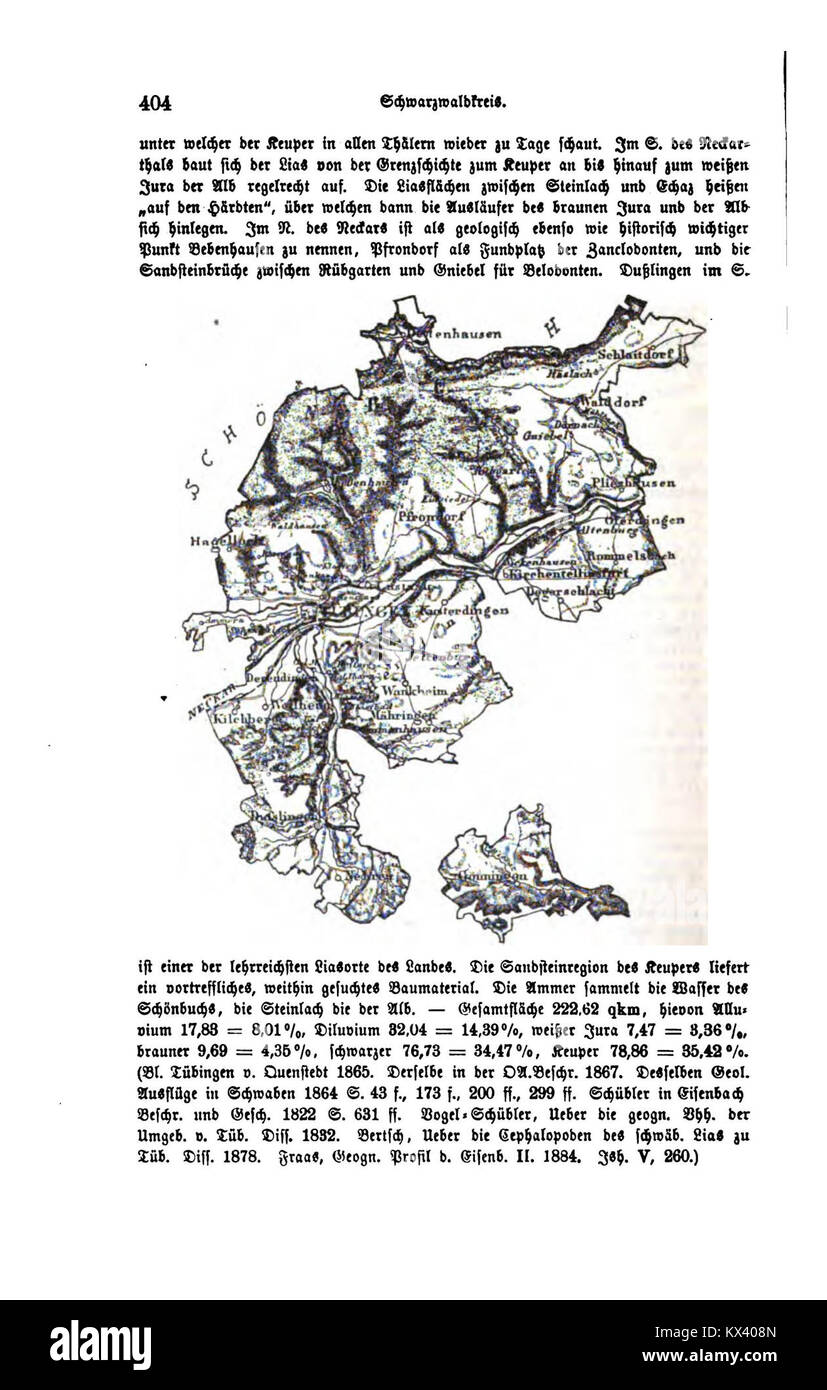 Das historische Dokument „das Königreich Württemberg III 404“ ist Teil einer Reihe, die die administrative und politische Struktur des Königreichs Württemberg im 19. Und frühen 20. Jahrhundert mit einem Schwerpunkt auf Regierungsführung und sozialer Organisation beschreibt. Stockfoto