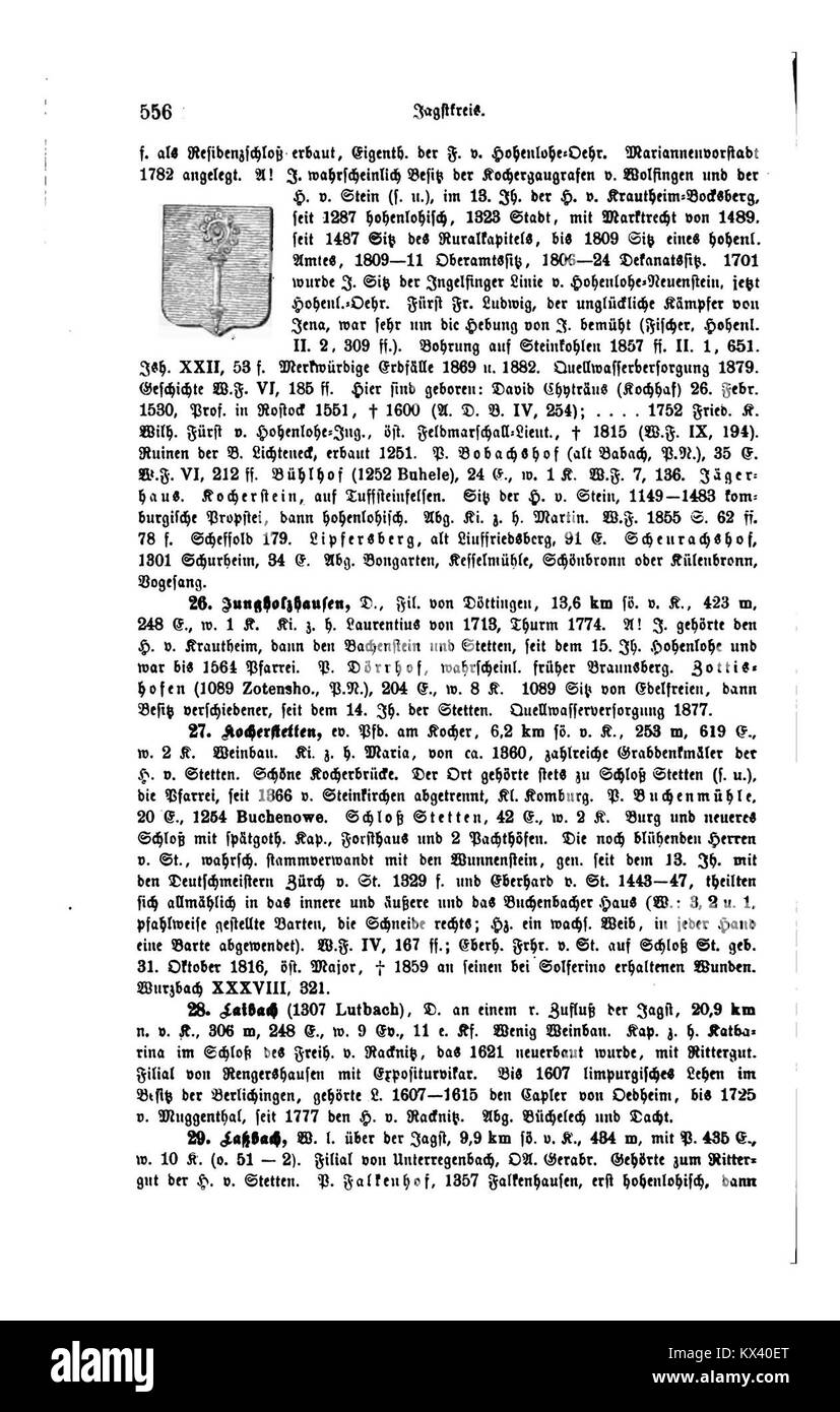 „Das Königreich Württemberg III 556“ ist ein Dokument, das sich mit der administrativen und politischen Struktur des Königreichs Württemberg im 19. Jahrhundert befasst und detaillierte Einblicke in sein Regierungssystem bietet. Stockfoto